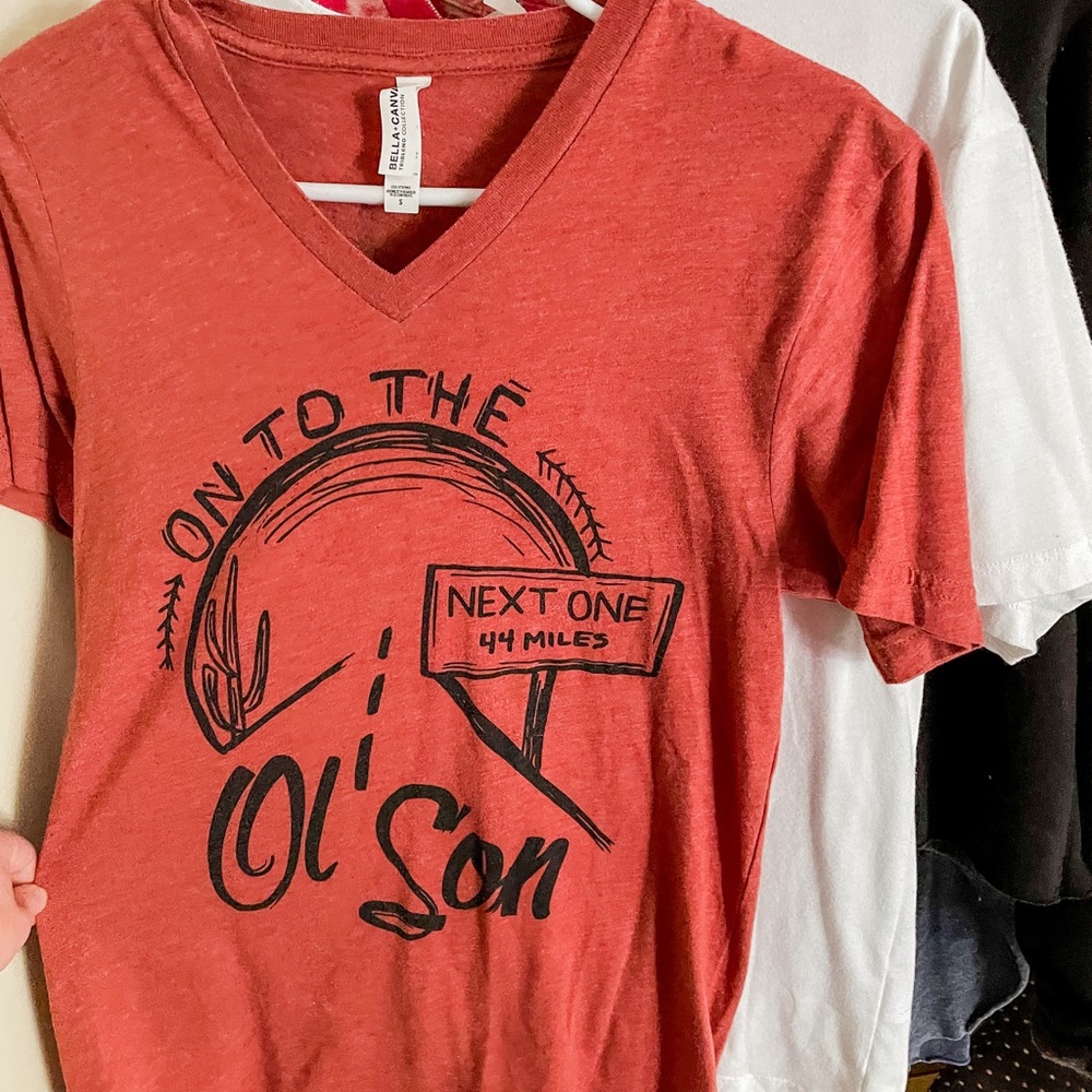 Western Bella canvas t shirt size small